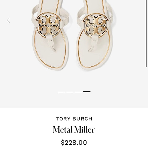 Tory Burch Metal Miller Sandals - Picture 6 of 6